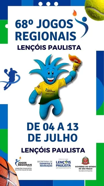 Lençóis Paulista se prepara para sediar o 68º Jogos Regionais com delegação recorde