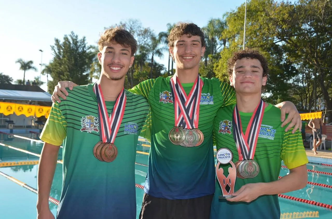 Natação é vice-campeã e tênis de mesa leva prata nos Jogos Regionais