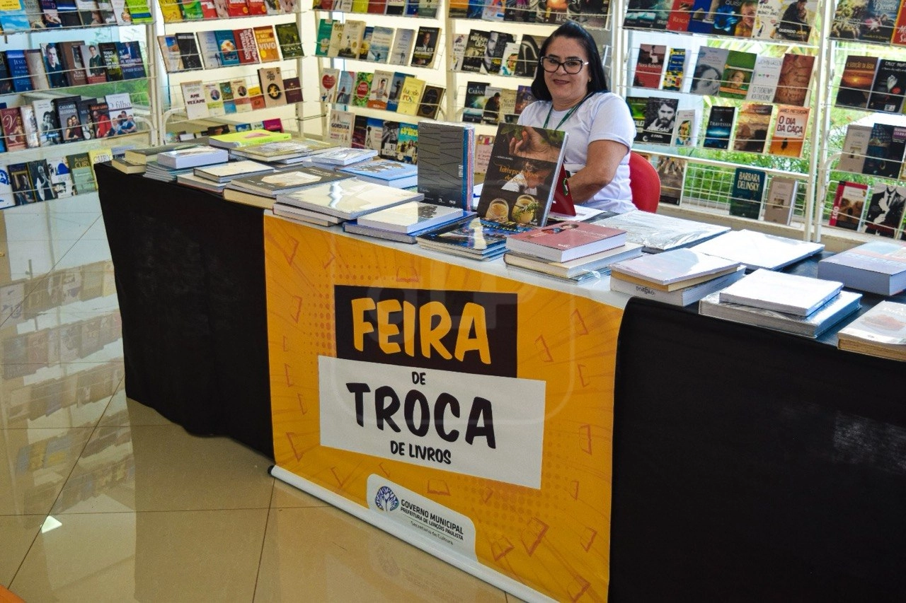 Feira de troca de livros do FILLP