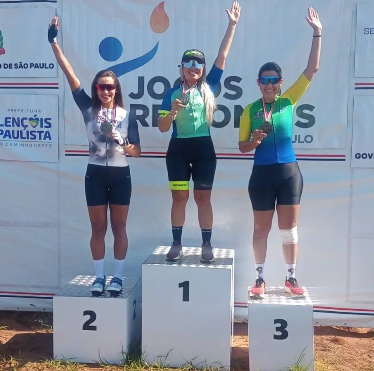 Ciclismo de Lençóis Paulista garante bronze nos Jogos Regionais