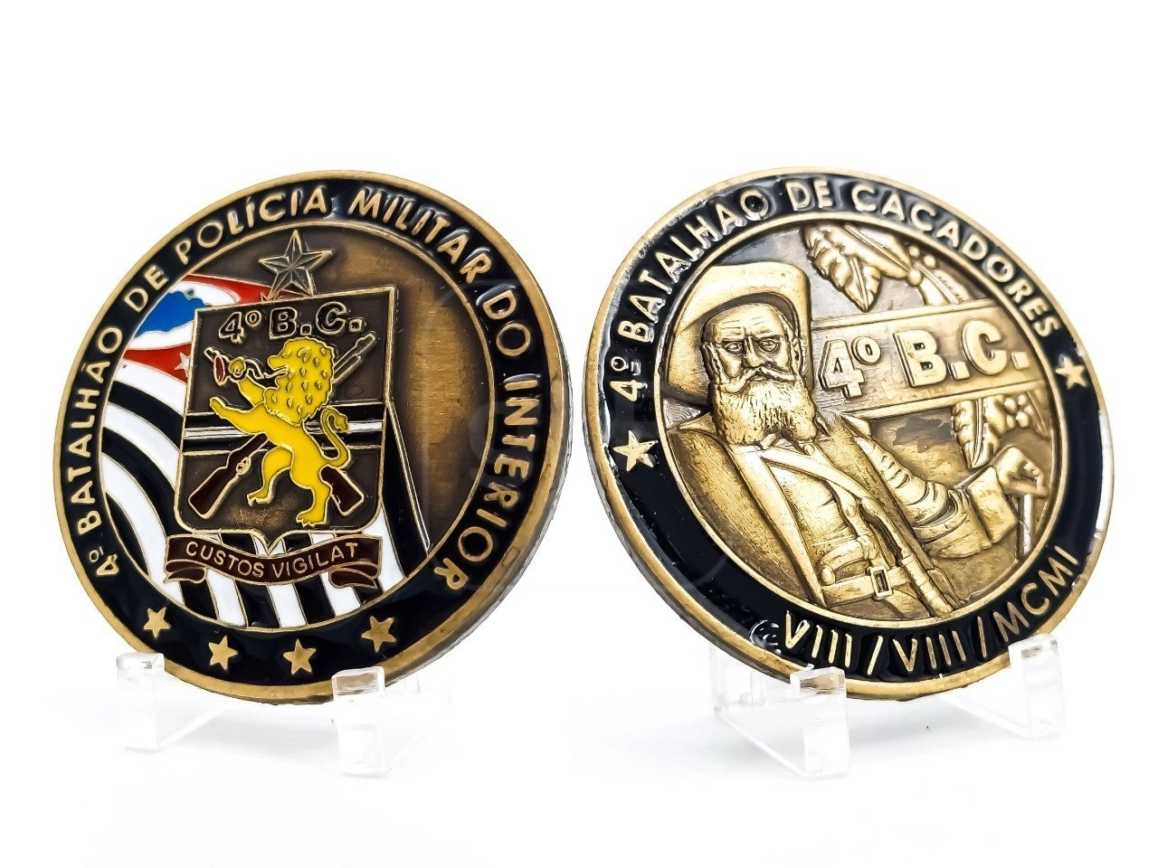 Challenge Coin do 4º Batalhão completa 10 anos com cerimônia