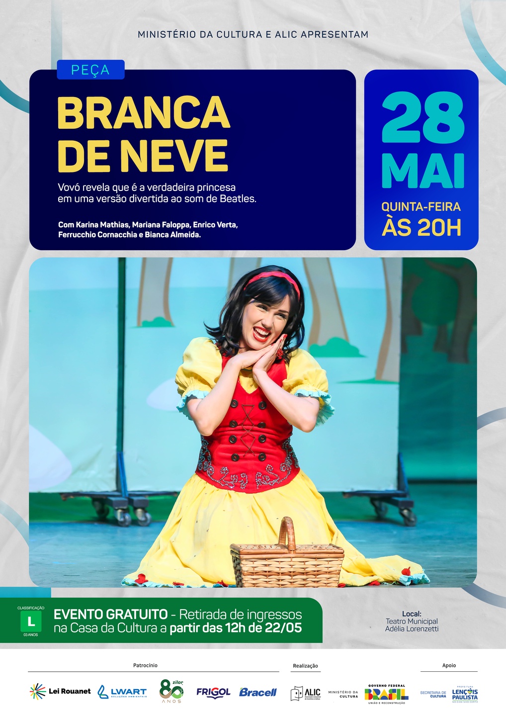 Branca de neve - Teatro infantil
