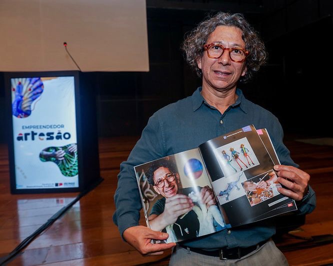 Artesão lençoense ganha destaque em portfólio estadual de artesanato